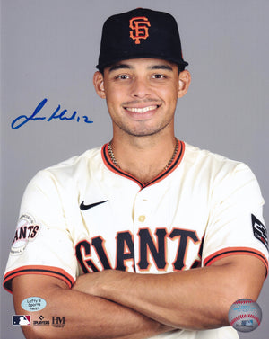 Jordan Hicks San Francisco Giants Autographed 8x10 Photo (Media Shot, Cream Jersey)