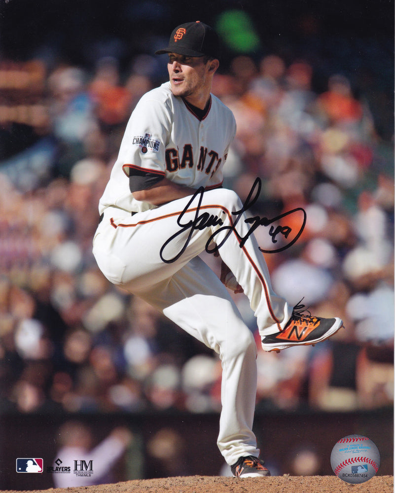 Javier Lopez San Francisco Giants Autographed 8x10 Photos