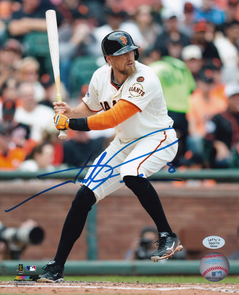 Hunter Pence San Francisco Giants Autographed 8x10 Photos