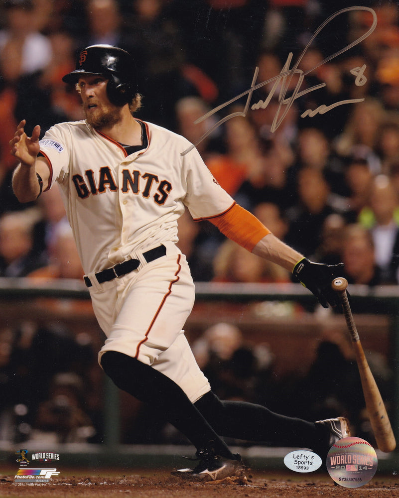 Hunter Pence San Francisco Giants Autographed 8x10 Photos