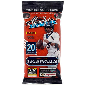 
                
                    Load image into Gallery viewer, Panini 2022 Absolute Football Value Pack
                
            