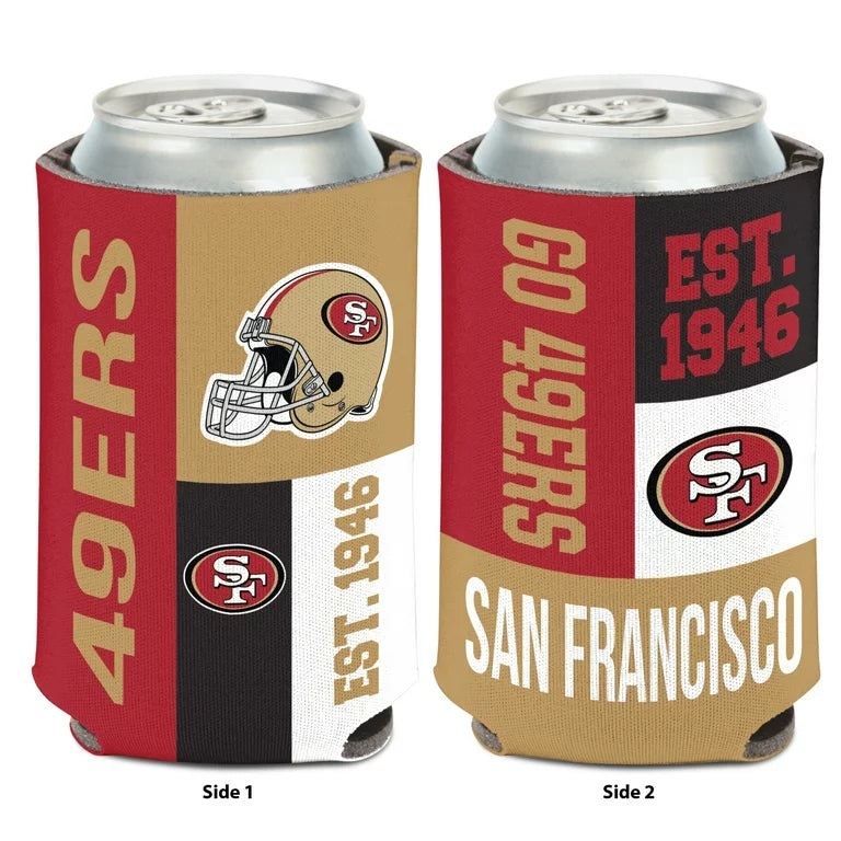 San Francisco 49ers 2-Sided Can Cooler