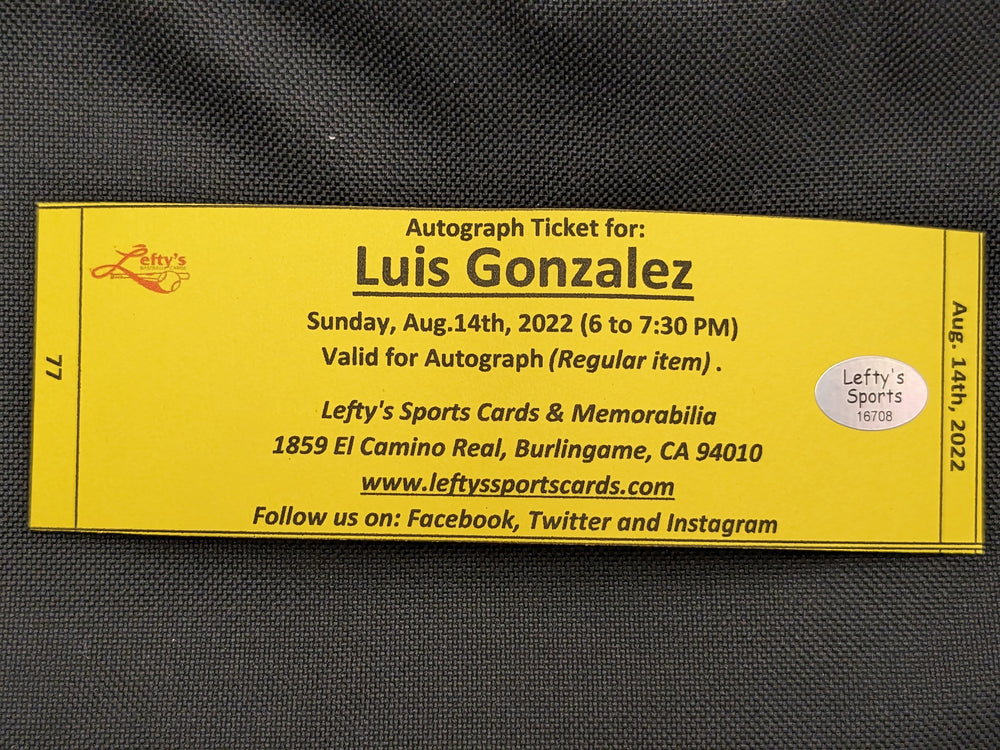 
                
                    Load image into Gallery viewer, Luis Gonzalez San Francisco Giants Autographed Baseball
                
            