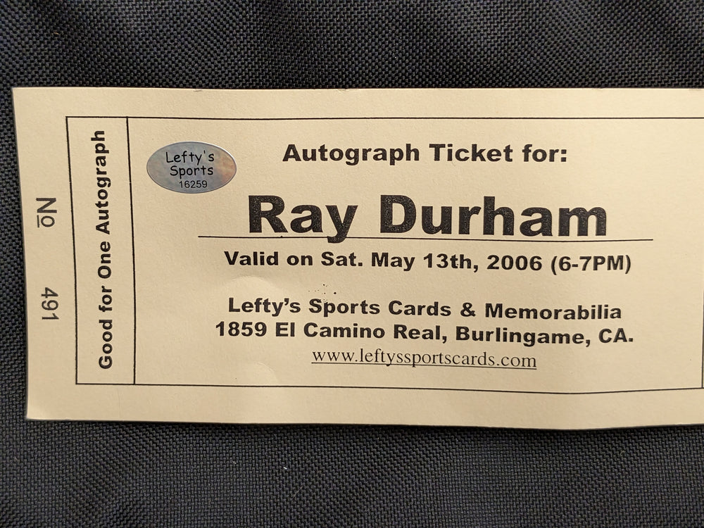 Ray Durham San Francisco Giants Autographed Baseball