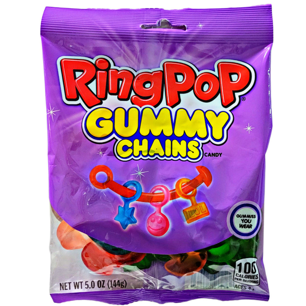 
                
                    Load image into Gallery viewer, Ring Pop Gummy Chains 5oz Bag
                
            