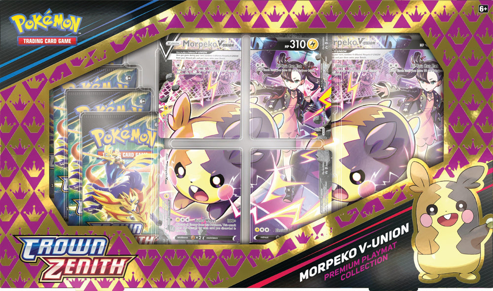 
                
                    Load image into Gallery viewer, Morpeko V Union Crown Zenith Premium Playmat Collection
                
            