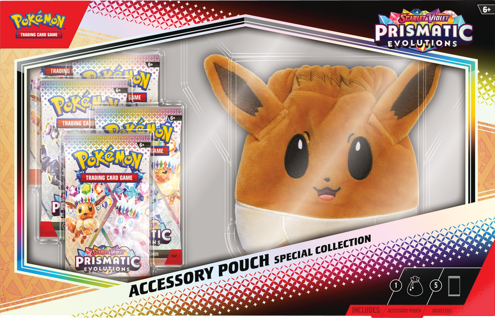 Pokemon TCG Prismatic Evolution Accessory Pouch Special Collection