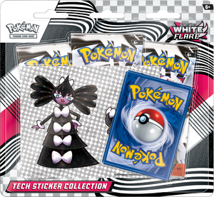 White Flare Tech Sticker Collection