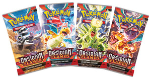
                
                    Load image into Gallery viewer, Pokemon TCG Obsidian Flames Booster Pack (10 Cards)
                
            