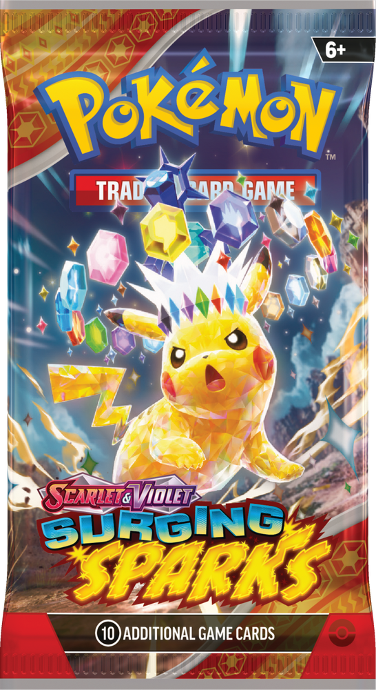 how many packs in a surging sparks booster box SV Pokmon Bundle VioletSurging Sparks expansion! Pokemon Surging Sparks Booster Pack