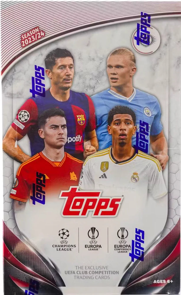 Topps UEFA Champions League Soccer 2023-24 Hobby Pack (8 Cards)