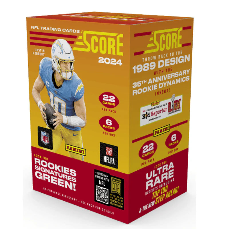 2024 Panini Score Football Hobby Blaster (6 Packs) Lefty's Sports