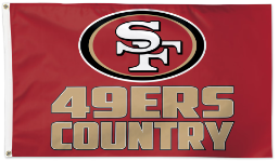 SF 49ers Country Deluxe Flag