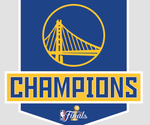 Golden State Warriors 2022 Champions 8x8 Perfect Cut Decal