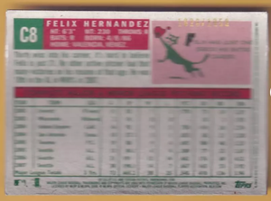 2008 Topps Heritage Chrome #C8 Felix Hernandez NM-MT+ 1826/1959 Seattle Mariners