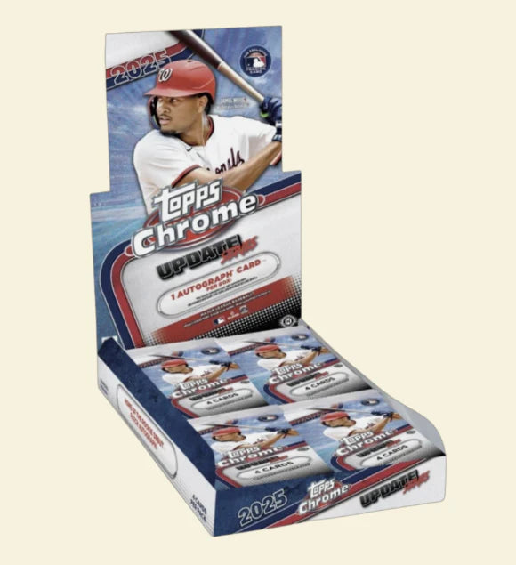 2025 Topps Chrome Baseball Update Series Hobby Box