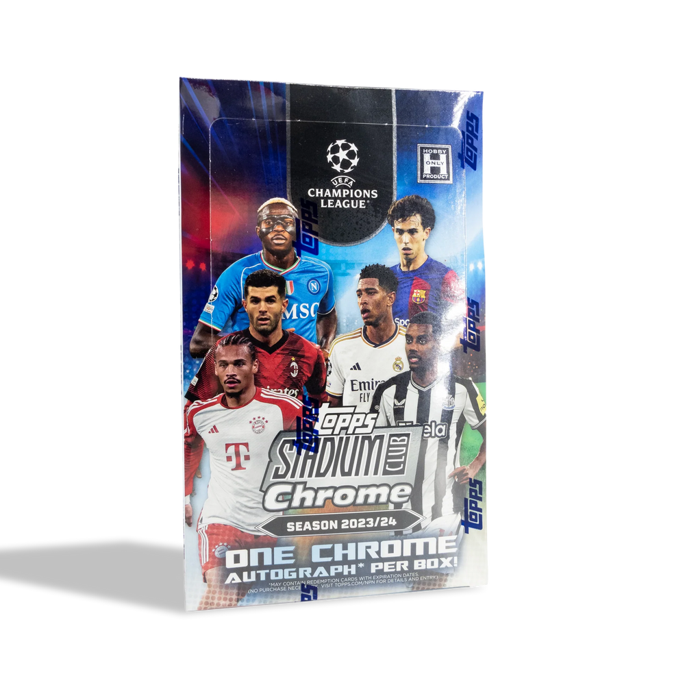 2023-24 Topps Stadium Club Chrome UEFA Champions League Hobby Box