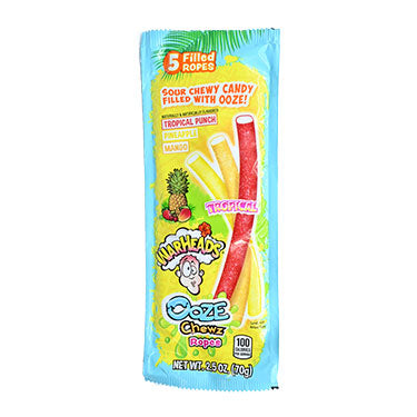 
                
                    Load image into Gallery viewer, Warheads Ooze Chews Tropical Ropes (5pc)
                
            
