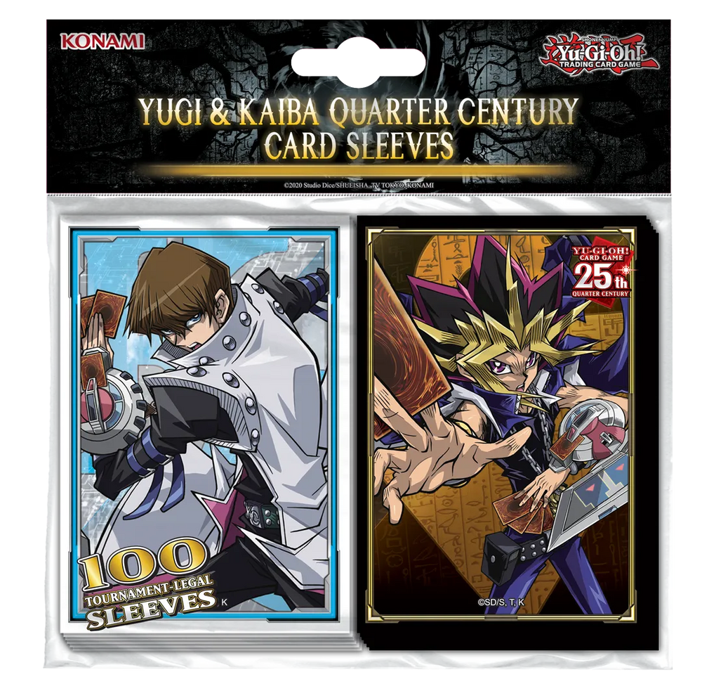 Yu-Gi-Oh! Yugi & Kaiba Quarter Century Card Sleeves