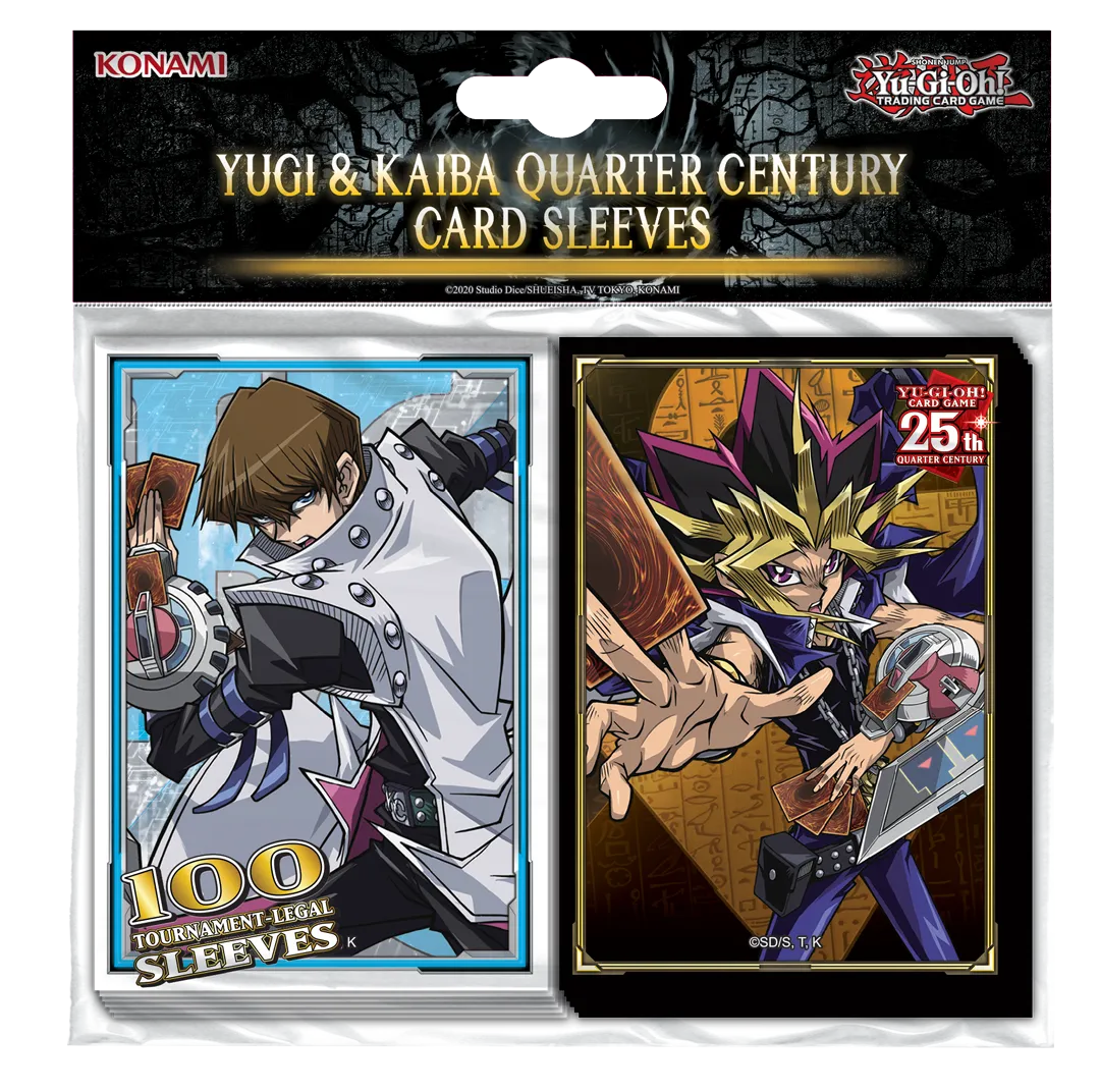 Yu-Gi-Oh! Yugi & Kaiba Quarter Century Card Sleeves – Lefty's Sports