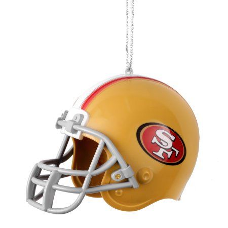 49ers Helmet Christmas Ornament