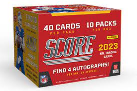 Panini Score Football 2023 Hobby Box (10 Packs)