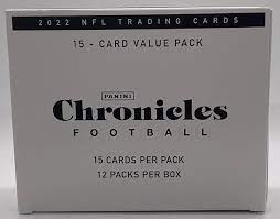 Panini Chronicles Football 2022 Value Pack Box (12 Packs)