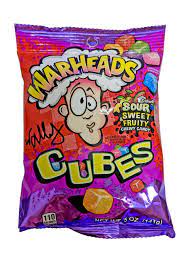 
                
                    Load image into Gallery viewer, Warheads Cubes Sour Candy 5oz Bag
                
            