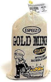 Espeez Gold Mine Giant Nugget Bubble Gum (8.82 oz)