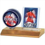 Ultra Pro Dark Wood Base Puck & Card Display