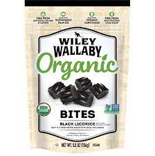 Wiley Wallaby Organic Black Licorice Bites (5.5 oz)