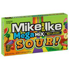 Mike And Ike Mega Mix Sour Theater Box