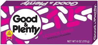 Good & Plenty Licorice Candy Theater Box