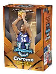 
                
                    Load image into Gallery viewer, Topps 2022/23 Bowman Chrome University Basketball Blaster Box
                
            