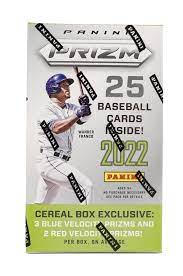 Panini Prizm Baseball 2022 Cereal Box (25 Cards)
