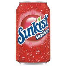 Sunkist Strawberry Soda 12 Oz Can