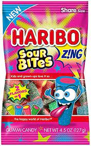 
                
                    Load image into Gallery viewer, Haribo Sour Bites 4.5 oz Bag
                
            