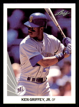 1990 Leaf #245 Ken Griffey Jr. NM Near Mint Seattle Mariners Image 1