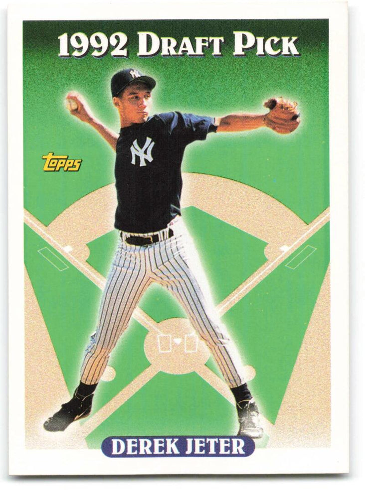 1993 Topps #98 Derek Jeter NM-MT RC Rookie New York Yankees Image 1