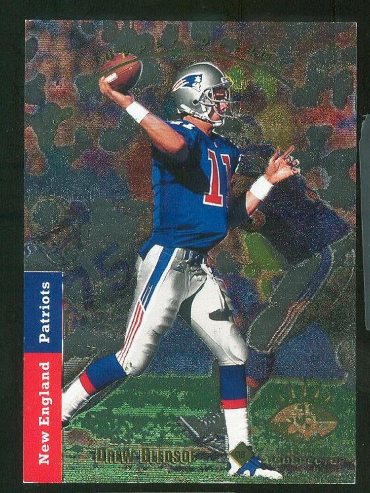 1993 SP #9 Drew Bledsoe NM-MT RC Rookie New England Patriots Image 1