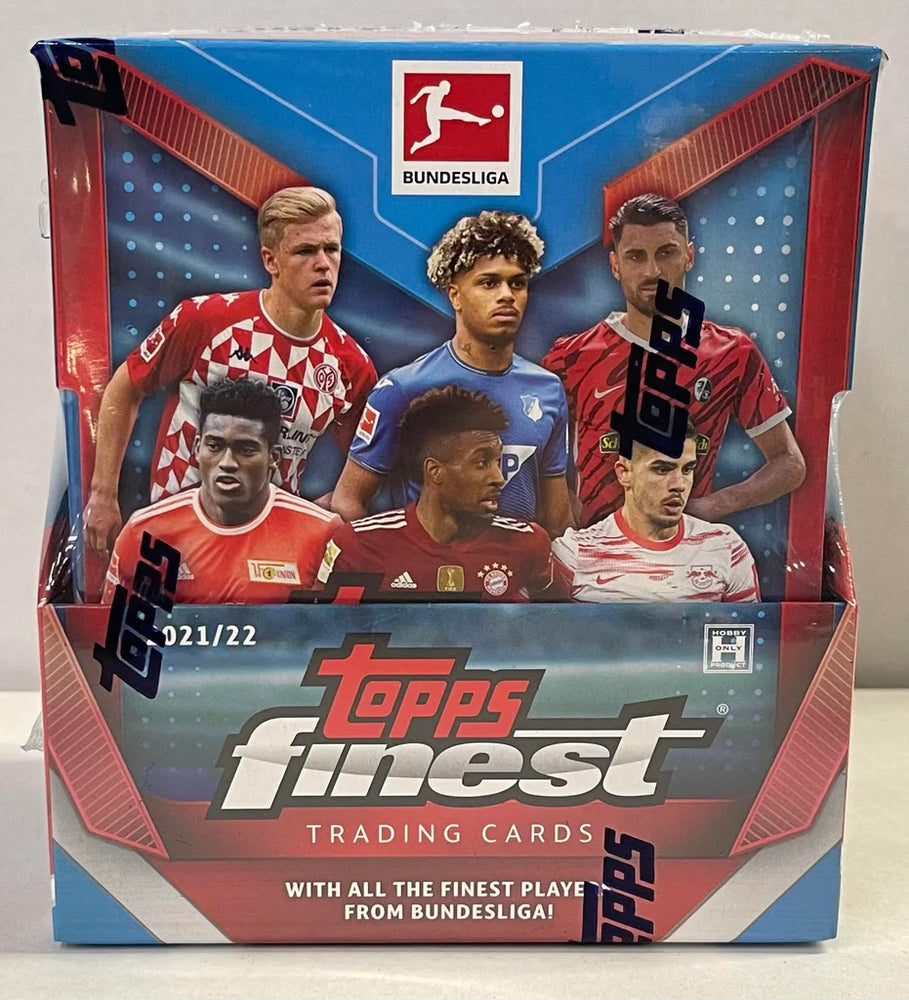 
                
                    Load image into Gallery viewer, Topps 2022 Bundesliga Soccer Finest Hobby Box
                
            
