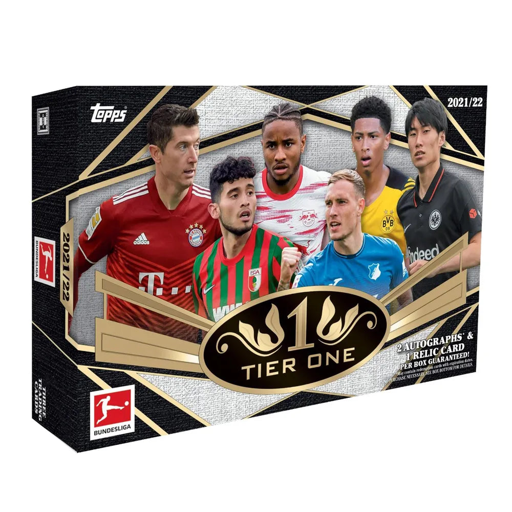 Topps 2021-22 Bundesliga Soccer Tier One Hobby Box