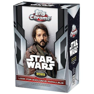 
                
                    Load image into Gallery viewer, Topps Chrome Star Wars 2023 Blaster Box (10 Packs)
                
            