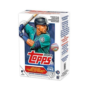 
                
                    Load image into Gallery viewer, Topps 2023 Series 1 Baseball Blaster Box (7 Packs)
                
            