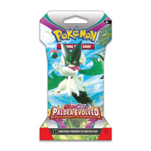 
                
                    Load image into Gallery viewer, Pokémon TCG Paldea Evolved Sleeved Booster Pack (10 Cards)
                
            