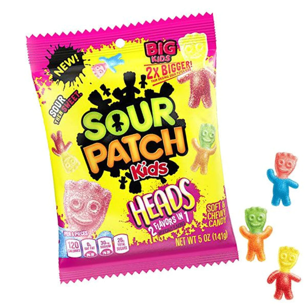 Sour Patch Kids 5oz bag Heads 2 Flavors In 1!