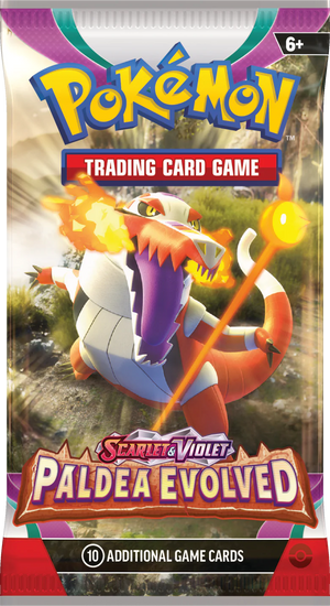 Pokémon TCG Paldea Evolved Booster Pack (10 Cards)