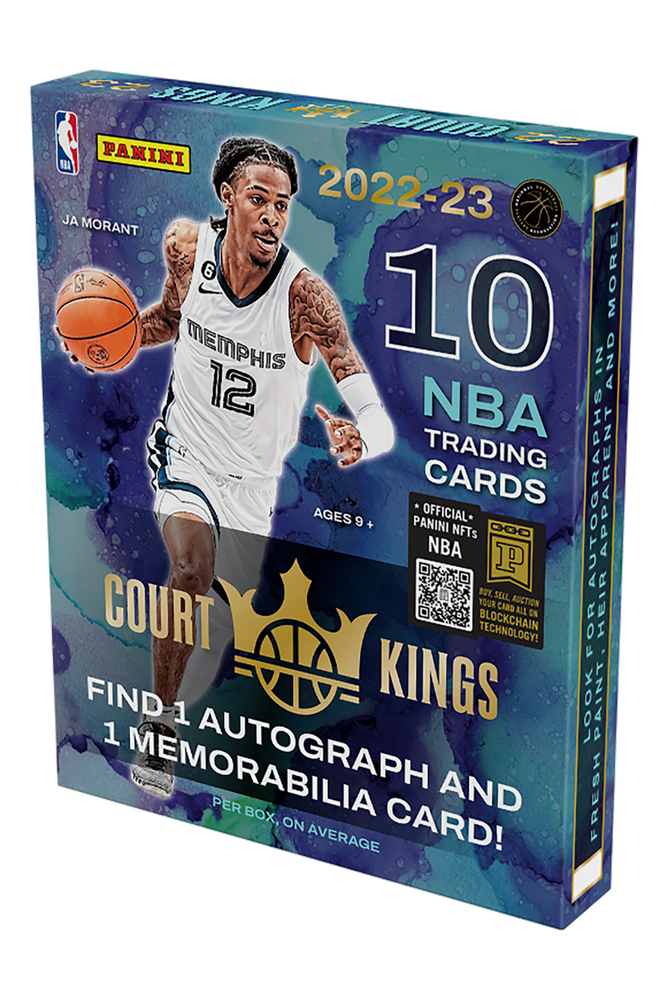 Panini Court Kings 2022-23 Hobby Box (10 Cards)