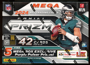 2024 Panini Prizm Football Hobby Mega Box (6 Packs)