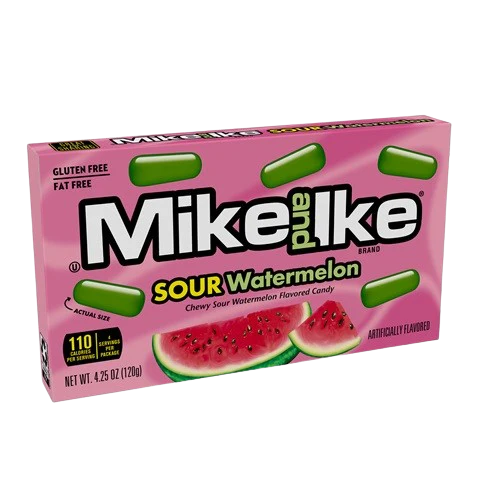 Mike and Ike Sour Watermelon Theater Box